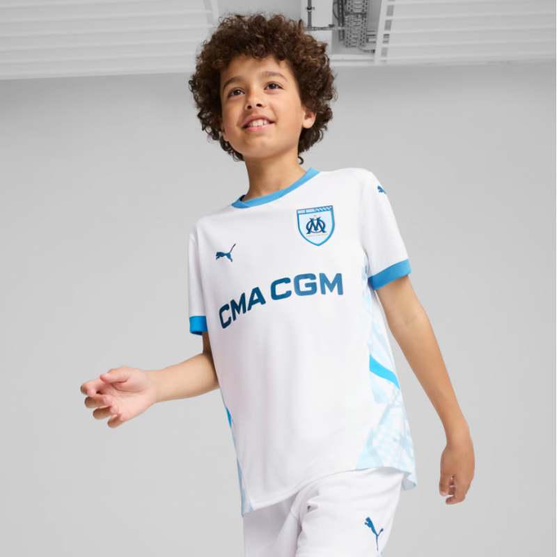 Maillot Domicile Olympique de Marseille 24/25 – Enfant & Adolescent