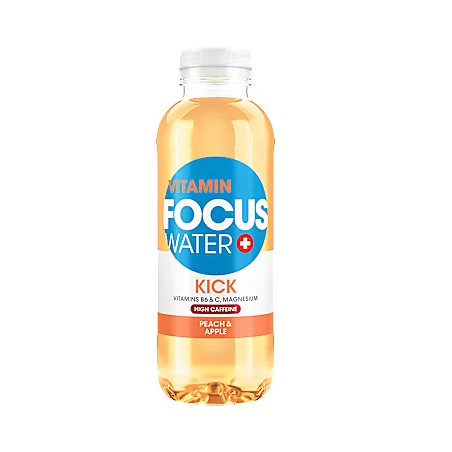 FOCUS WATER KICK – Boisson énergisante pêche & pomme