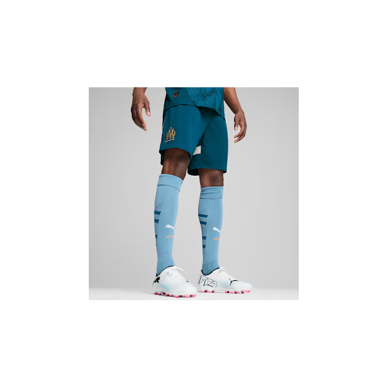Short OM 24/25 Homme Puma – dryCELL, Écusson Officiel, Coupe Regular