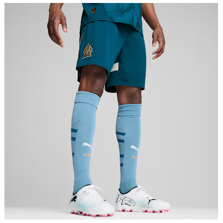 Short OM 24/25 Homme Puma – dryCELL, Écusson Officiel, Coupe Regular Short OM 24/25 Homme Puma – dryCELL, Écusson Officiel, Coupe Regular