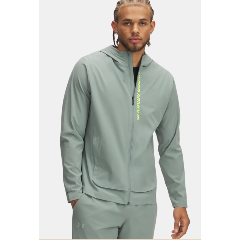 UA OutRun The Storm Men’s Jacket 1376794-002 – Water-Resistant, Windproof & Stretch | OfficialStore.ch