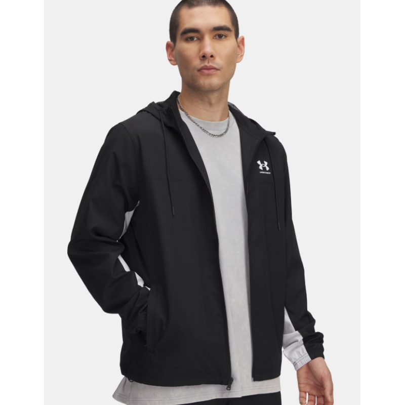 Men’s UA Rival Woven Windbreaker – Lightweight, Water-Repellent, Durable