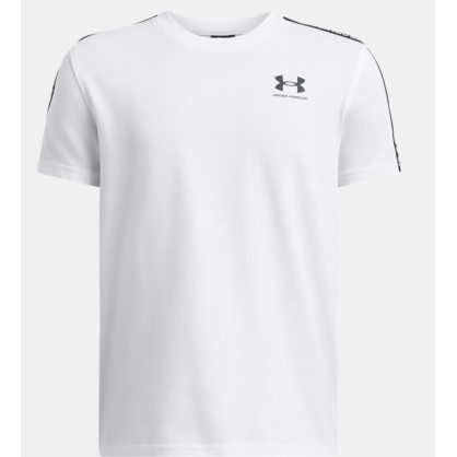 Haut UA Sportstyle Taped garçon – Ultra-doux, stylé, polyester recyclé
