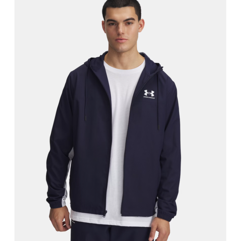 Men’s UA Rival Woven Windbreaker – Lightweight, Water-Repellent, Durable