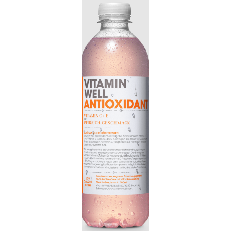 Vitamin Well Antioxidant – Boisson Enrichie en Vitamines C et E