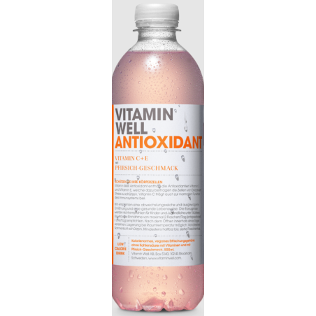 Vitamin Well Antioxidant – Boisson Enrichie en Vitamines C et E Vitamin Well Antioxidant – Boisson Enrichie en Vitamines C et E