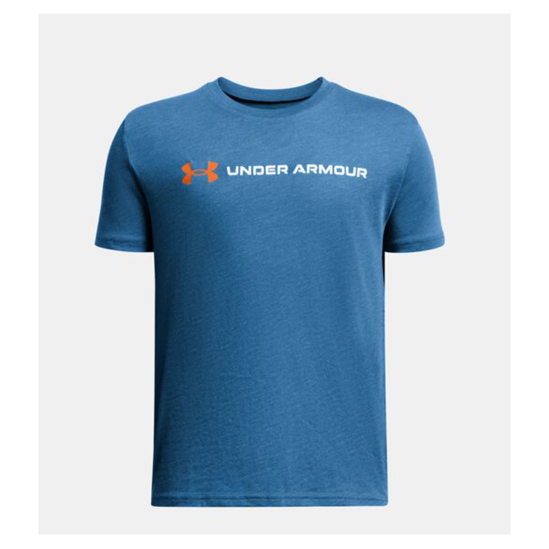 Boys' UA Logo Wordmark Short Sleeve T-Shirt – Ultra Soft & Quick-Drying Comfort