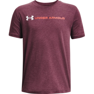 T-shirt manches courtes garçon Under Armour Logo Wordmark – Confort absolu et séchage rapide
