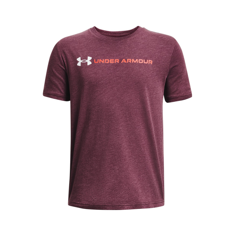 T-shirt manches courtes garçon Under Armour Logo Wordmark – Confort absolu et séchage rapide