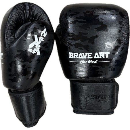 Gants Brave Art Black Shadow – Cuir Pleine Fleur | Haute Performance pour Muay Thaï & Kick Boxing Gants Brave Art Black Shadow – Cuir Pleine Fleur | Haute Performance pour Muay Thaï & Kick Boxing