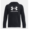 Sweat à Capuche Garçon UA Rival Fleece Grand Logo – Confort & Style Sportif