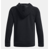 Sweat à Capuche Garçon UA Rival Fleece Grand Logo – Confort & Style Sportif