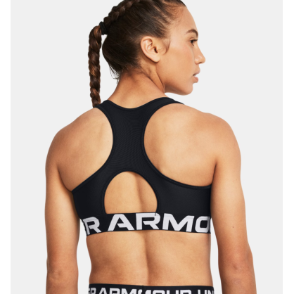 HeatGear® Armour Women’s Sports Bra – Medium Support, Breathable & Quick-Dry