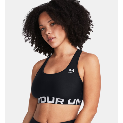 Brassière Femme HeatGear® Armour Maintien Modéré avec Logo – Confort & Séchage Rapide