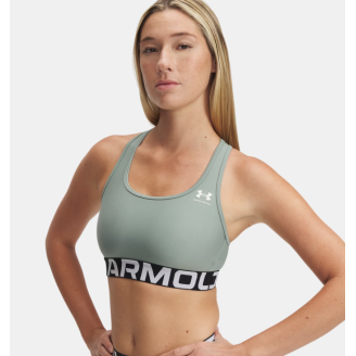 Brassière Femme HeatGear® Armour Maintien Modéré avec Logo – Confort & Séchage Rapide