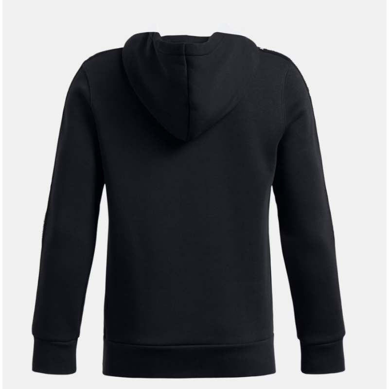 UA Icon Fleece Boys’ Hoodie with Branded Taping – Warmth & Sporty Style