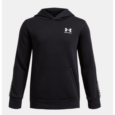 Sweat à Capuche Garçon UA Icon Fleece à Bandes Griffées – Chaleur & Style Sportif Sweat à Capuche Garçon UA Icon Fleece à Bandes Griffées – Chaleur & Style Sportif