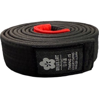 Brave Art Black BJJ Belt – BAJJBBK20