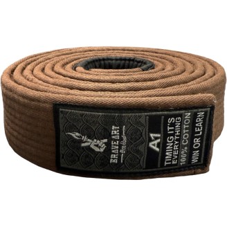 Brave Art BJJ Brown Belt – Strength, Maturity & Mastery