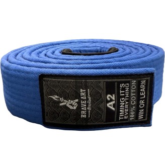 Brave Art BJJ Blue Belt – BABJJBL20 | Premium Cotton Durability
