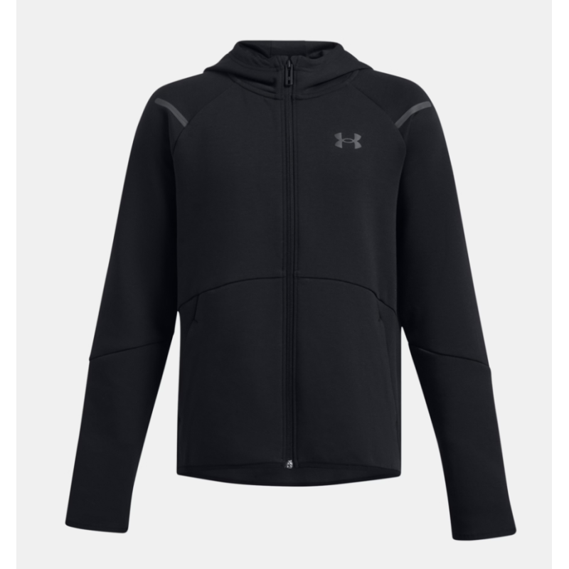 Haut zippé UA Unstoppable Fleece garçon – Confort & mobilité