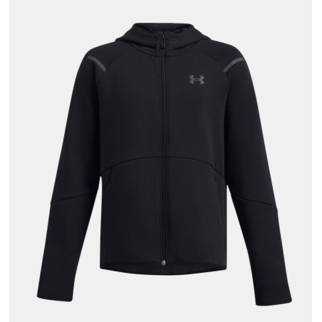 UA Unstoppable Fleece Full-Zip Boys – Soft, Stretchy & Quick-Dry