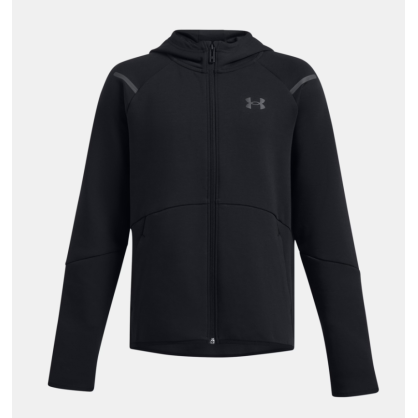 Haut zippé UA Unstoppable Fleece garçon – Confort & mobilité