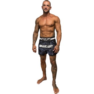 Short Muay Thaï Camouflage – puissance, confort, et style – Brave Art