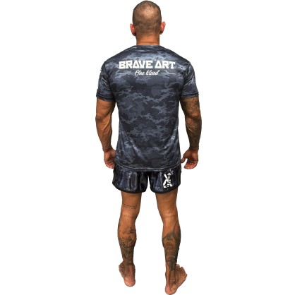 T-Shirt Fast Dry Camo 2.0 Brave Art – Style Tactique et Résistance