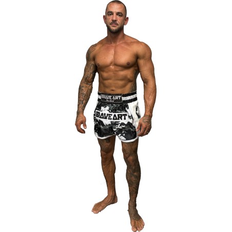 Short Muay Thaï Camouflage – puissance, fluidité et style – Brave Art