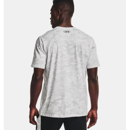 T-shirt UA ABC Camo Homme – Blanc, Confortable & Séchage Rapide | 1357727-100