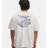 UA Heavyweight oversize homme – T-shirt coton épais motif running