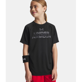 UA Tech™ Split garçon – T-shirt manches courtes respirant & léger