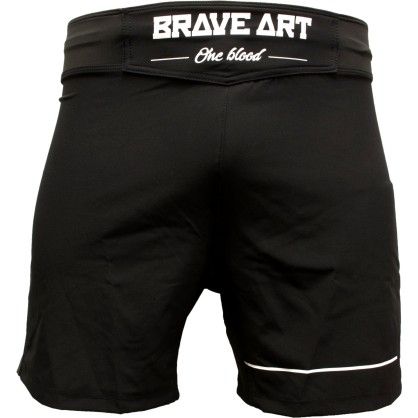 Brave Art One Blood MMA Shorts Black – Durable, Flexible & Ergonomic