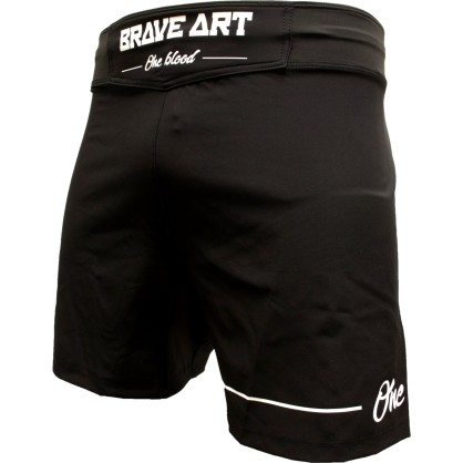 Brave Art One Blood MMA Shorts Black – Durable, Flexible & Ergonomic