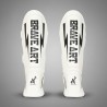 Brave Art Shin Guards Classic One – White Black for MMA, Muay Thai, Kickboxing