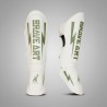 Brave Art Classic One Shin Guards – White & Green – PTPUWG