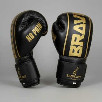 Gants Classic One Brave Art – Noir & Doré, Puissance & Prestige