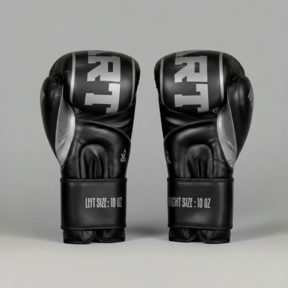 Brave Art Black & Grey Boxing Gloves – BAPUGRY – Power & Precision