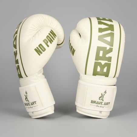 Gants Classic One Brave Art – Blanc & Vert, Puissance & Équilibre Gants Classic One Brave Art – Blanc & Vert, Puissance & Équilibre