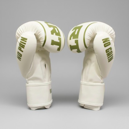 Brave Art Classic One Boxing Gloves – White & Green – BAPUWG