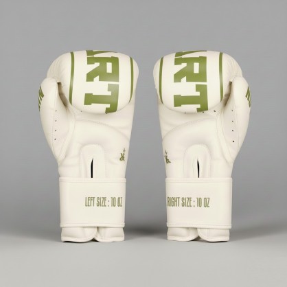 Gants Classic One Brave Art – Blanc & Vert, Puissance & Équilibre