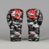 Brave Art Gloves BGCOCB – Grey Black White Camo Boxing Gloves with Red Logo