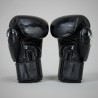 Brave Art Black Shadow Boxing Gloves – Full-Grain Leather | High Performance for Muay Thai & Kickboxing
