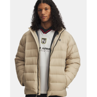 Veste à capuche en Duvet UA Legend Homme – 1385837-001 | Chaleur extrême, mobilité optimale