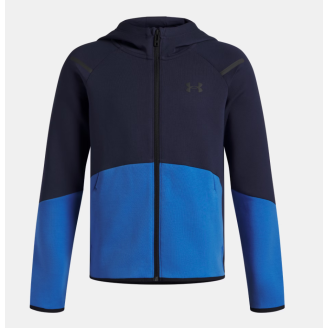 UA Unstoppable Fleece Full-Zip Boys – Soft, Stretchy & Quick-Dry