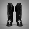 Protège-Tibias et Pieds Brave Art Black Shadow – Cuir Pleine Fleur | Protection Complète Muay Thaï & Kick Boxing