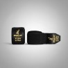 Brave Art Boxing Hand Wraps 4.5m Black – Gold Logo, Silicone Strap