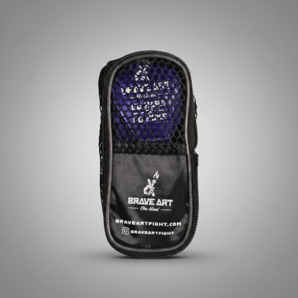 Brave Art Hand Wraps 4.5m Blue & White – Silicone Strap Closure