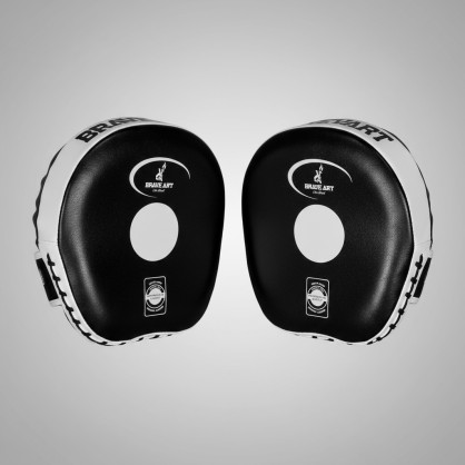 Pattes d’Ours en Cuir Brave Art – Noires Logo Blanc